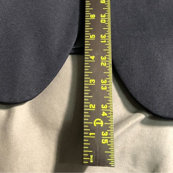 Pronto Uomo Mens Blazer Jacket 48R 100% Wool Double Button Formal Workwear Blue - Picture 7 of 16